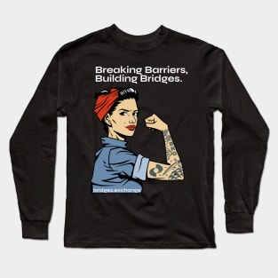 Bridges BRG.X Strong Woman Cryptocurrency Long Sleeve T-Shirt